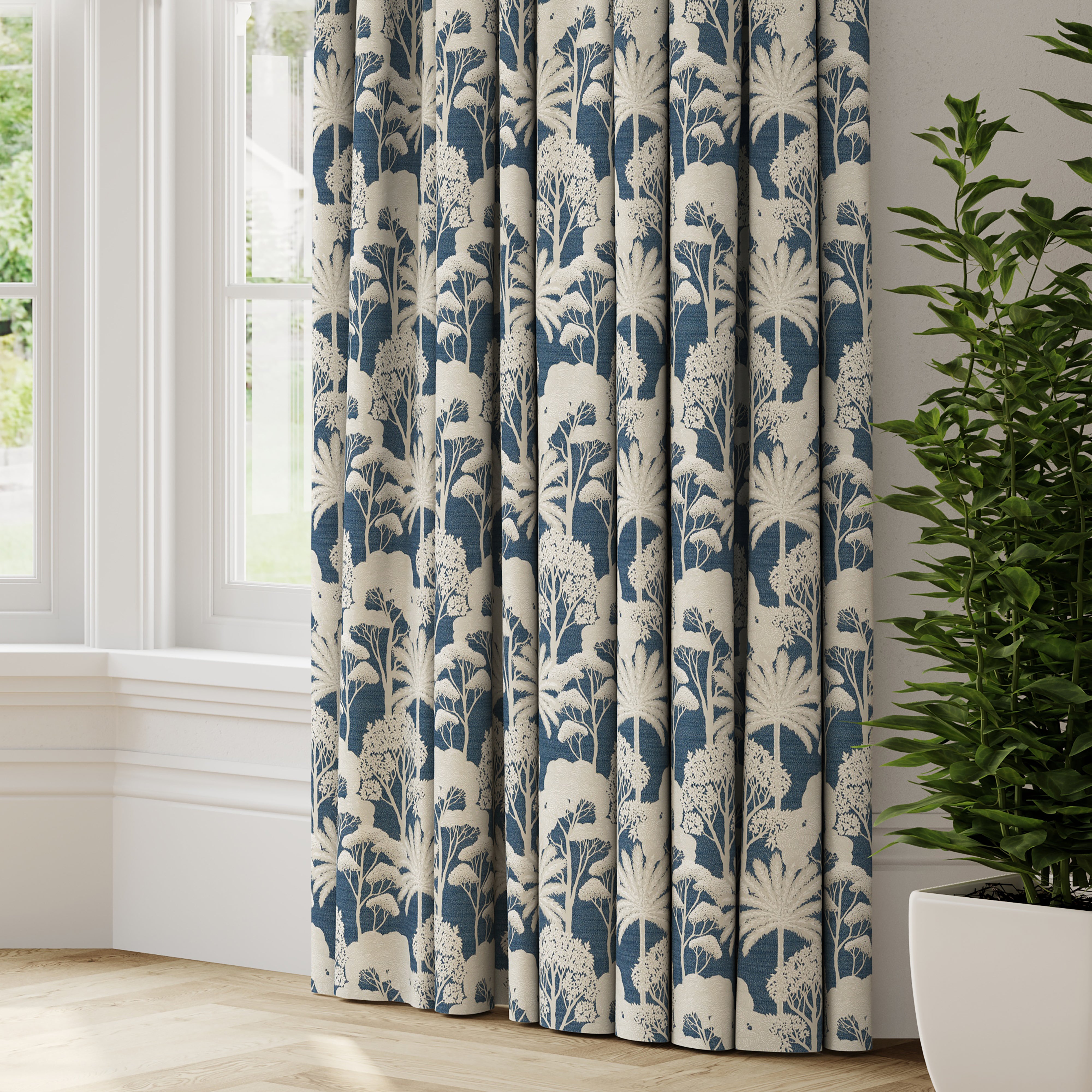 Mandrelle Made to Measure Curtains Mandrelle Indigo