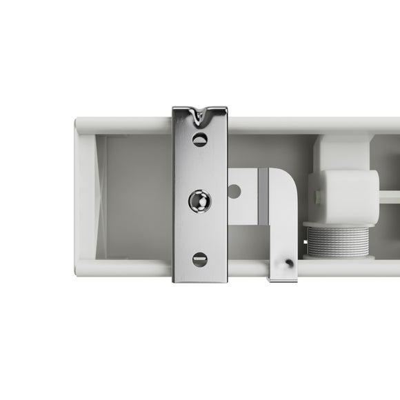 Made To Measure 63mm Slats White Textured Venetian Blind Textured White