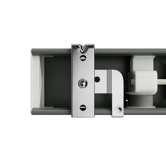 Made To Measure 63mm Slats Charcoal Venetian Blind Charcoal