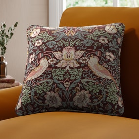 William Morris At Home Strawberry Thief Made To Order Cushion Cover