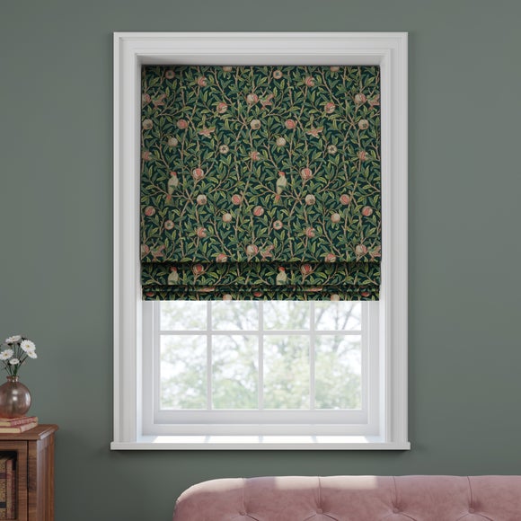 William Morris At Home Bird & Pomegranate Made To Measure Roman Blind Bird & Pomegranate Spruce