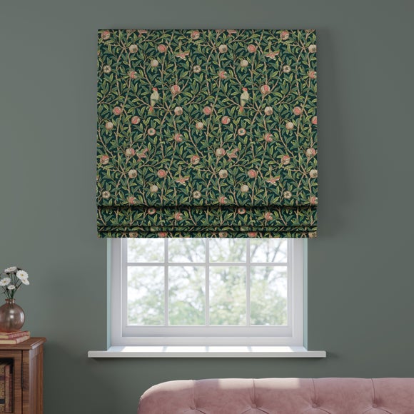 William Morris At Home Bird & Pomegranate Made To Measure Roman Blind Bird & Pomegranate Spruce