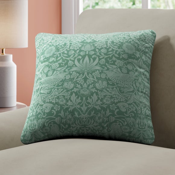 Click to view product details and reviews for William Morris At Home Strawberry Thief Tonal Made To Order Cushion Cover.