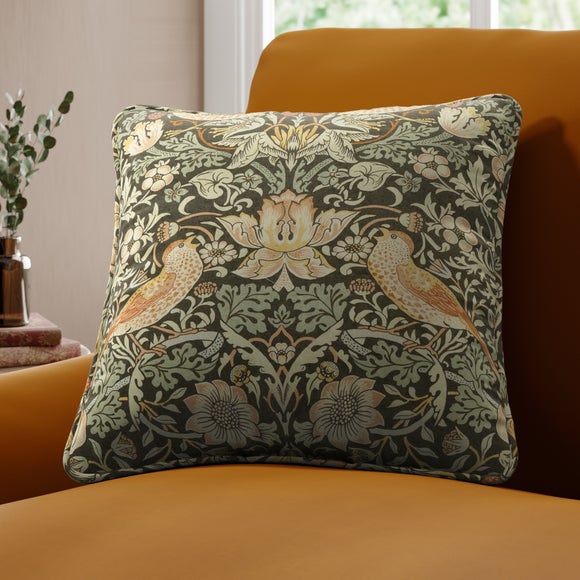 William Morris At Home Strawberry Thief Made To Order Cushion Cover