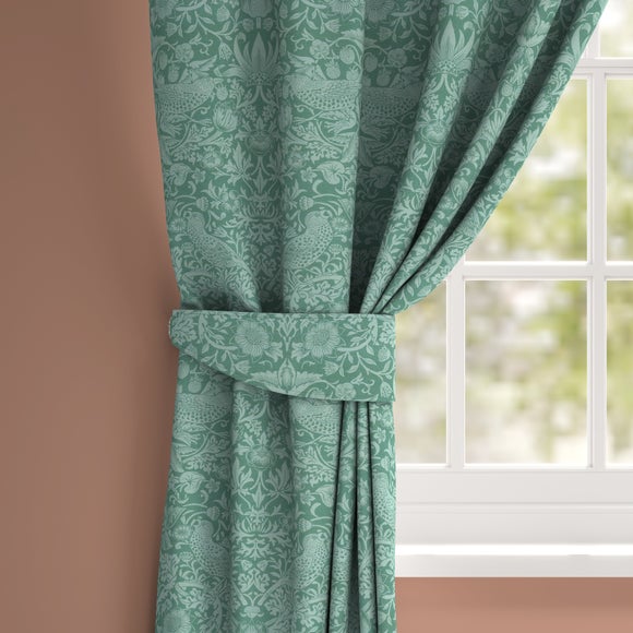 William Morris At Home Strawberry Thief Tonal Made To Order Curtain Tieback