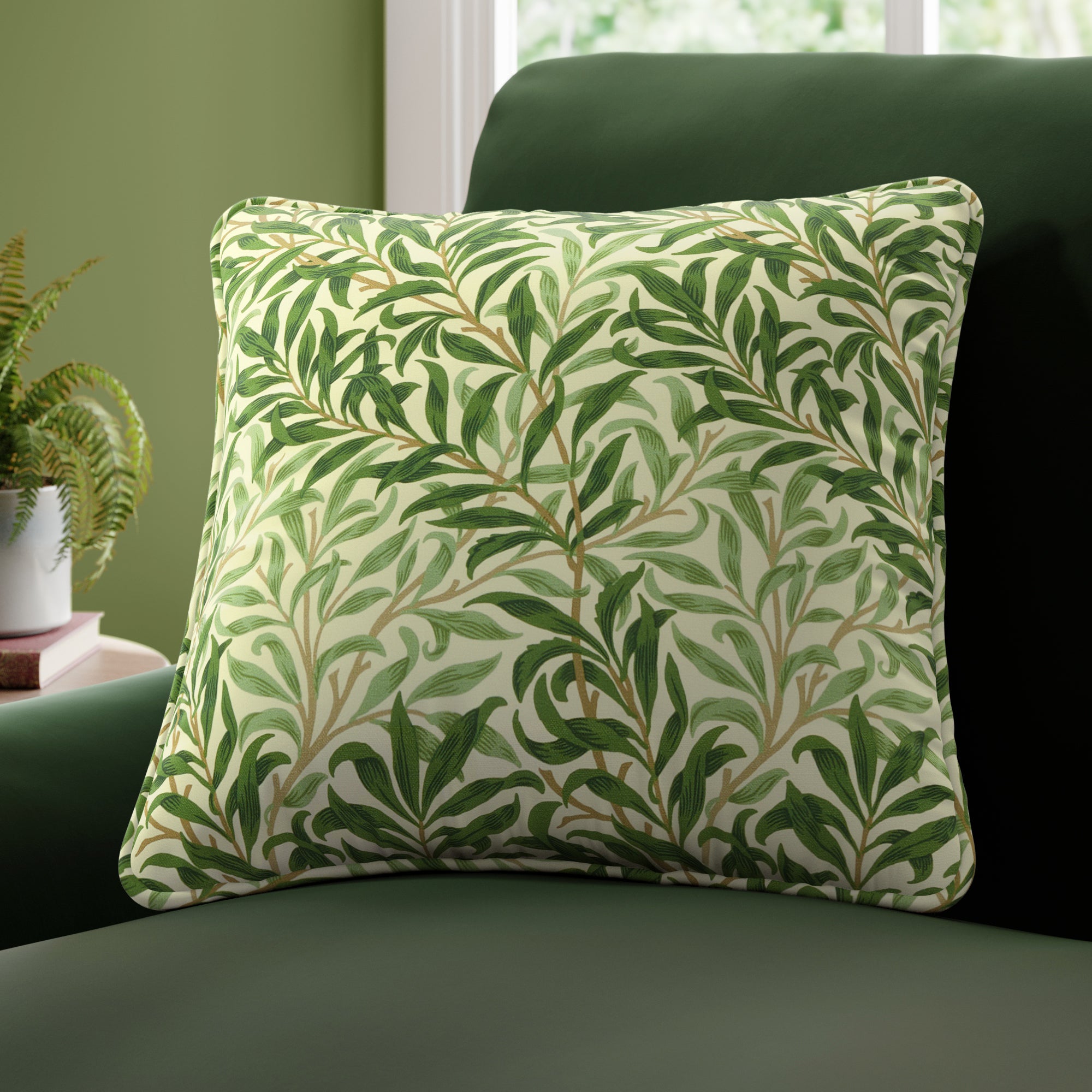 William Morris At Home Willow Bough Made To Order Cushion Cover Willow Bough Fern