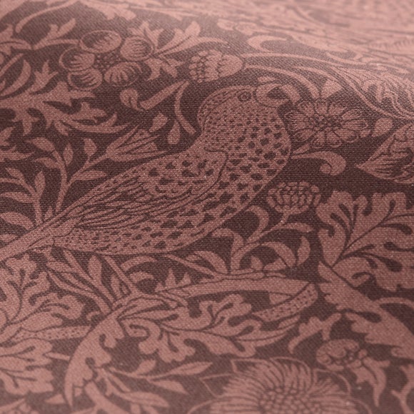 William Morris At Home Strawberry Thief Tonal Made To Measure Roman Blind Strawberry Thief Tonal Merlot