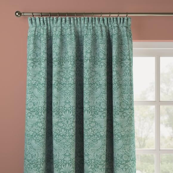 William Morris At Home Strawberry Thief Tonal Made To Measure Curtains Strawberry Thief Tonal Riviera