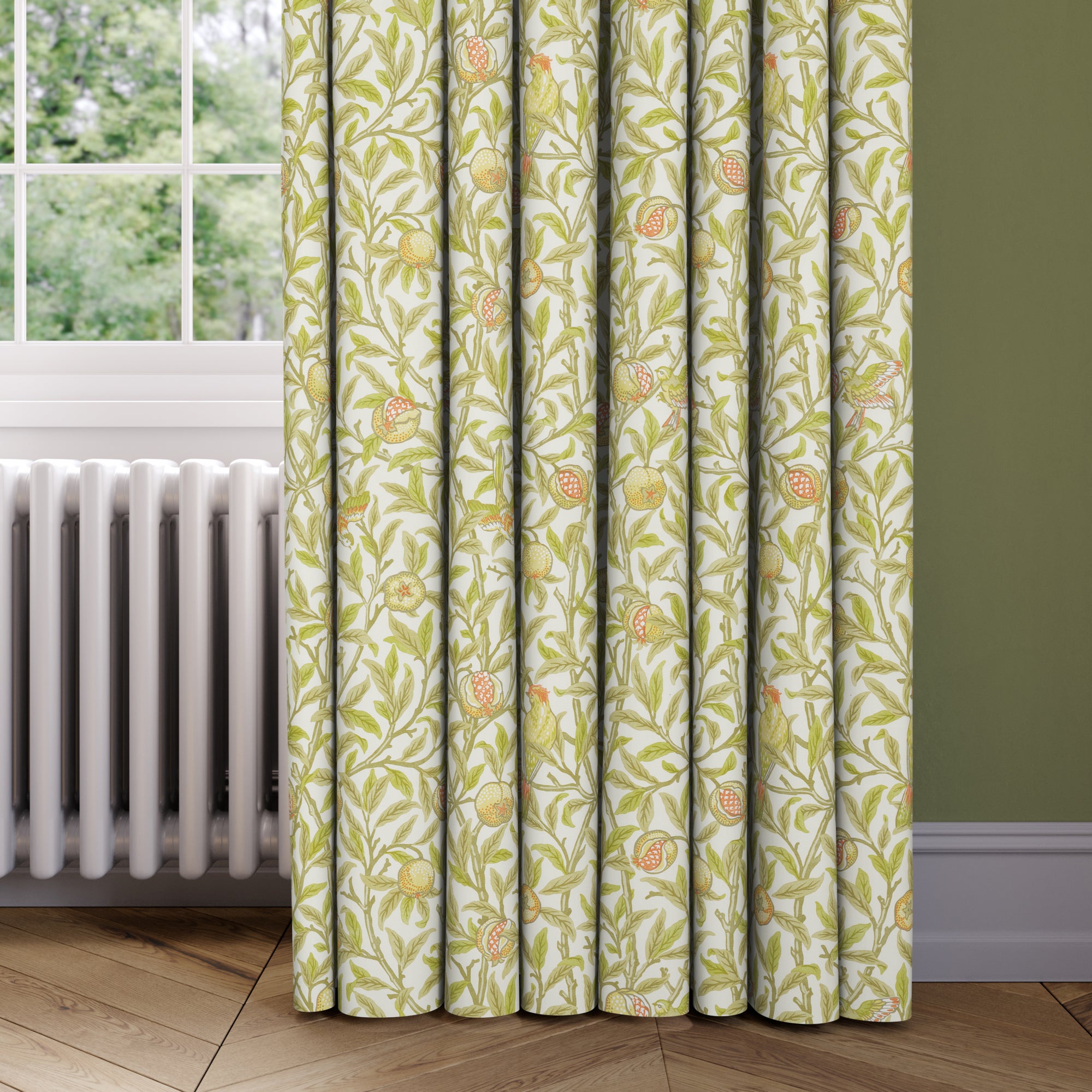 William Morris At Home Bird & Pomegranate Made to Measure Curtains Bird & Pomegranate Pear