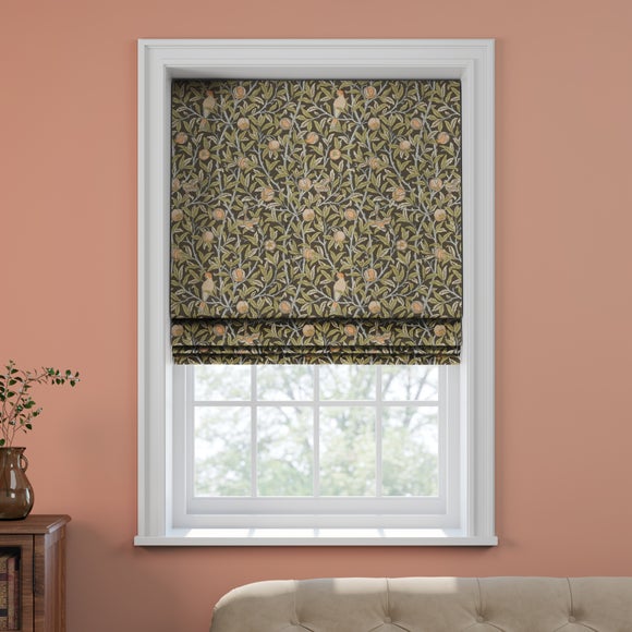 William Morris At Home Bird & Pomegranate Made To Measure Roman Blind Bird & Pomegranate Espresso