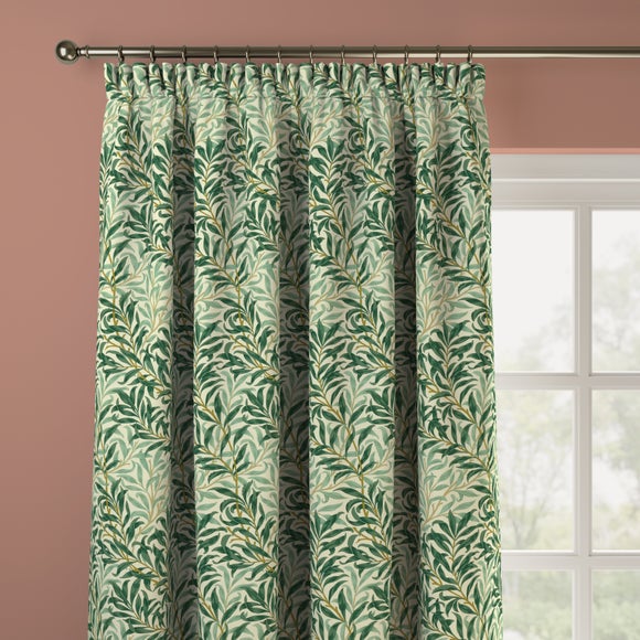 William Morris At Home Willow Bough Made to Measure Curtains Willow Bough Teal