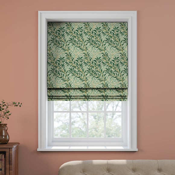 William Morris At Home Willow Bough Made To Measure Roman Blind Willow Bough Teal