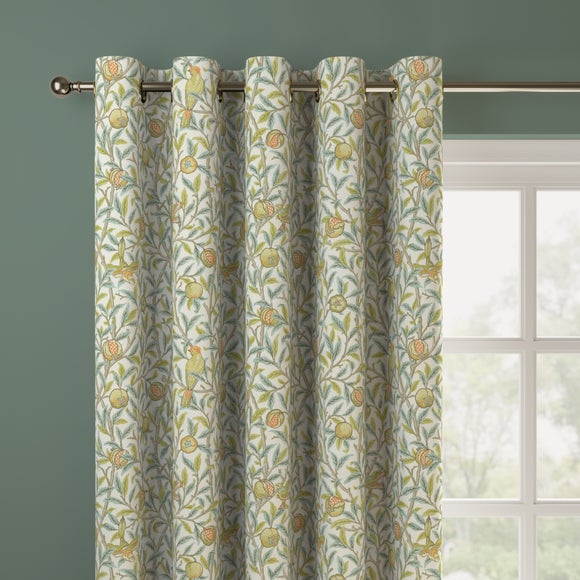 William Morris At Home Bird & Pomegranate Made to Measure Curtains Bird & Pomegranate Aqua