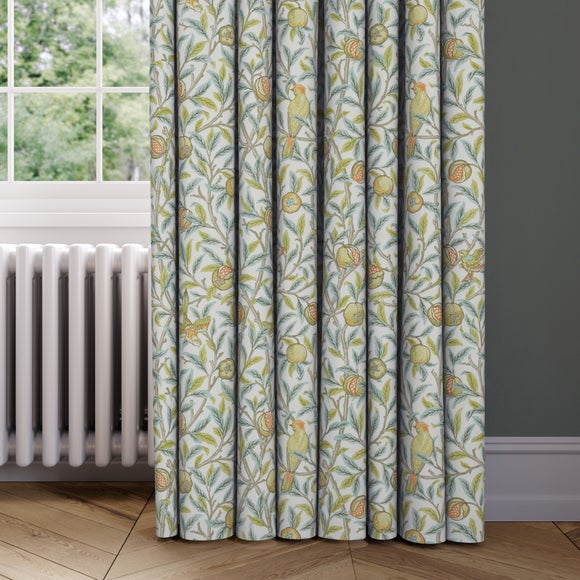 William Morris At Home Bird & Pomegranate Made to Measure Curtains Bird & Pomegranate Aqua