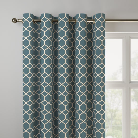 Symmetry Made to Measure Fire Retardant Curtains Symmetry Peacock