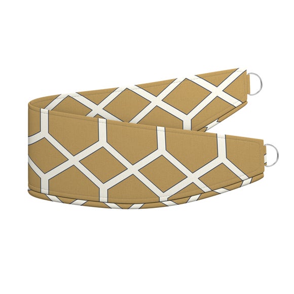 Symmetry Made to Order Fire Retardant Tieback Symmetry Ochre