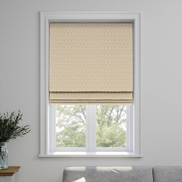 Artel Made to Measure Fire Retardant Roman Blind Artel Ochre