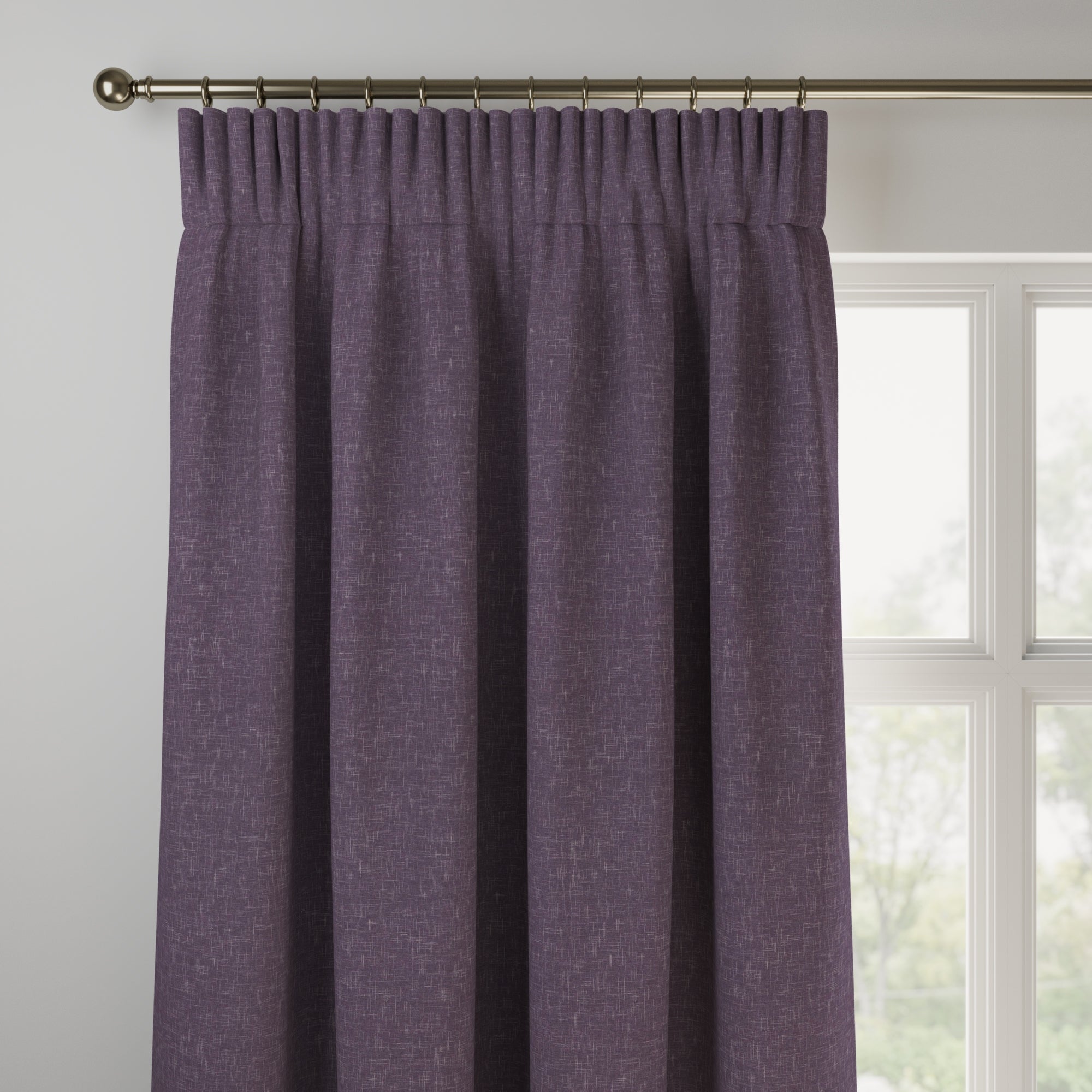 Tone Made to Measure Fire Retardant Curtains Tone Grape