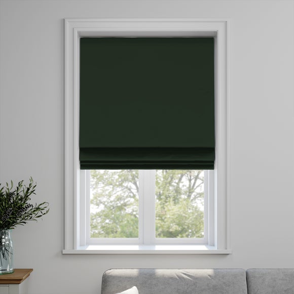 Empire Made to Measure Fire Retardant Roman Blind Empire Cedar