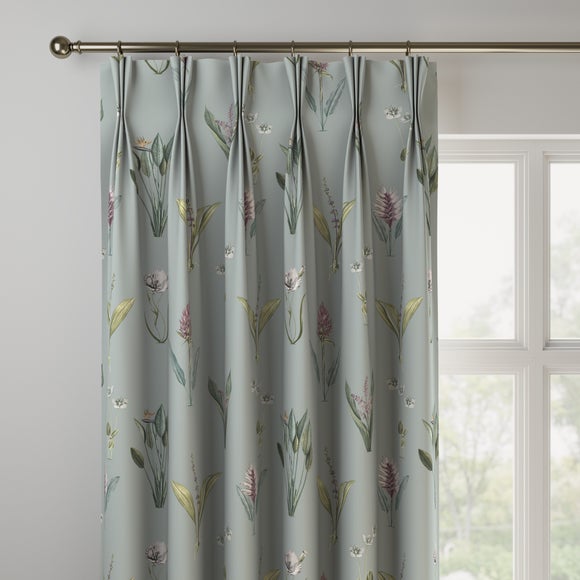 Ava Made to Measure Fire Retardant Curtains Ava Chalk Blue