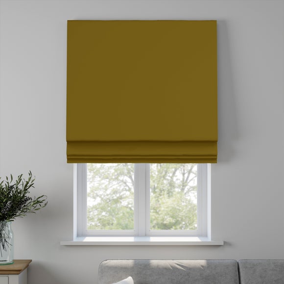 Empire Made to Measure Fire Retardant Roman Blind Empire Chartreuse