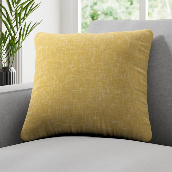 Dunelm grey and outlet yellow cushions