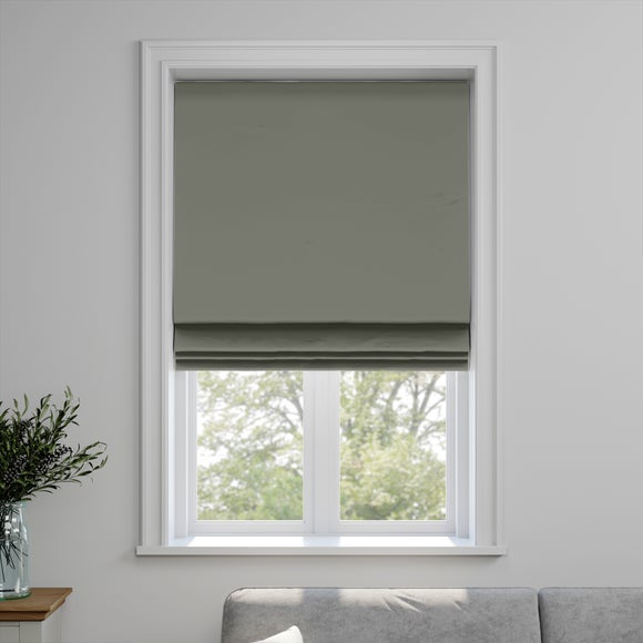 Savanna Made to Measure Fire Retardant Roman Blind Savanna Ash