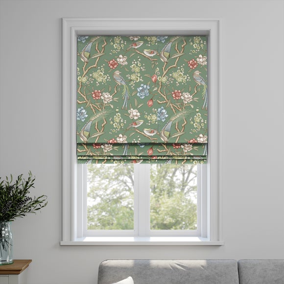 Rana Made to Measure Fire Retardant Roman Blind Rana Fern