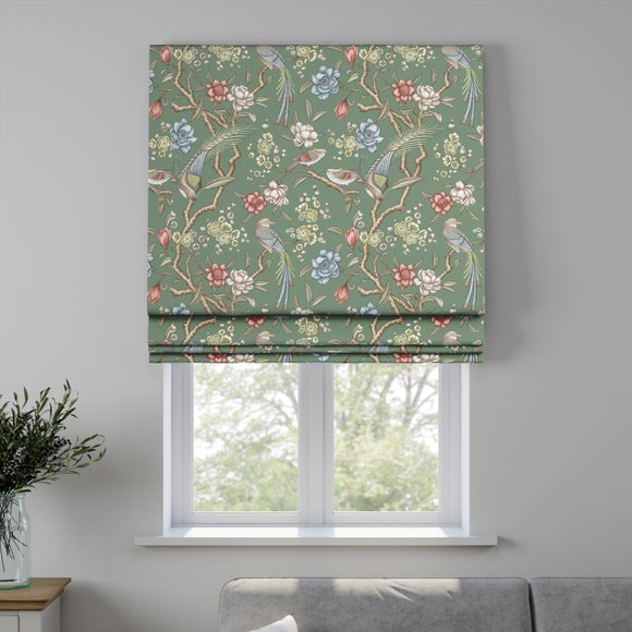 Rana Made to Measure Fire Retardant Roman Blind Rana Fern