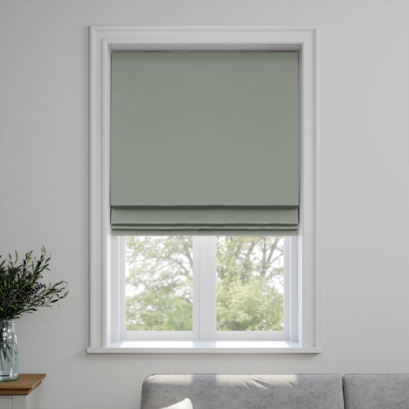 Empire Made to Measure Fire Retardant Roman Blind Empire Seafoam