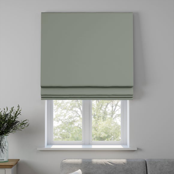 Empire Made to Measure Fire Retardant Roman Blind Empire Seafoam