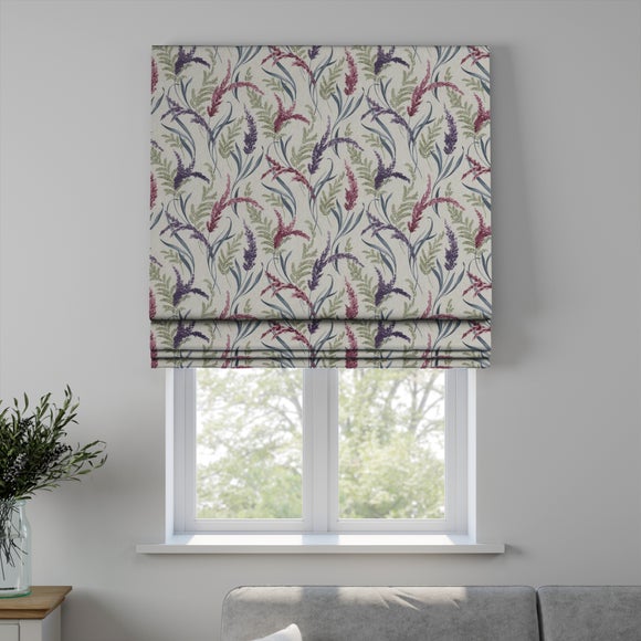 Grace Made to Measure Fire Retardant Roman Blind Grace Heather