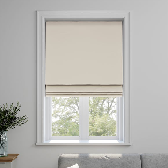 Savanna Made to Measure Fire Retardant Roman Blind Savanna Porcelain