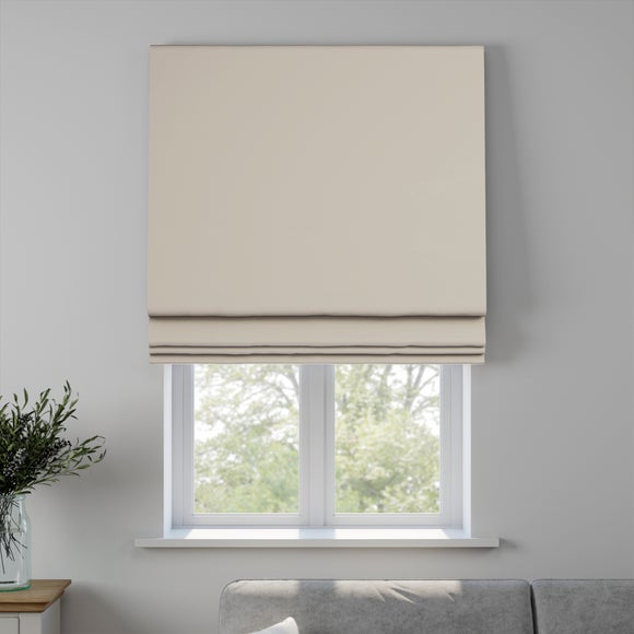Savanna Made to Measure Fire Retardant Roman Blind Savanna Porcelain