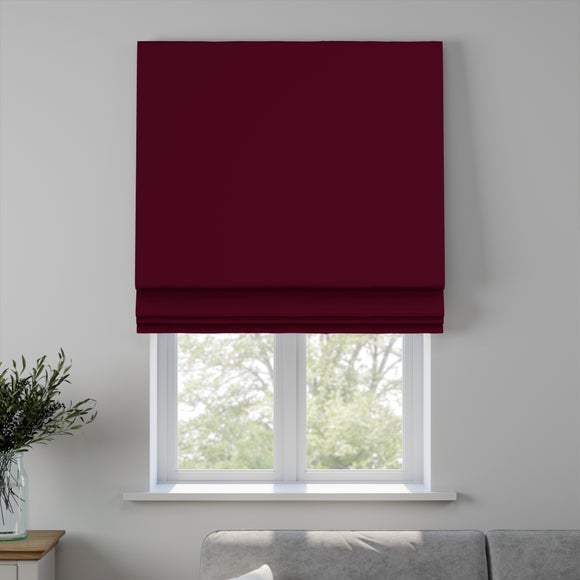 Empire Made to Measure Fire Retardant Roman Blind Empire Raspberry