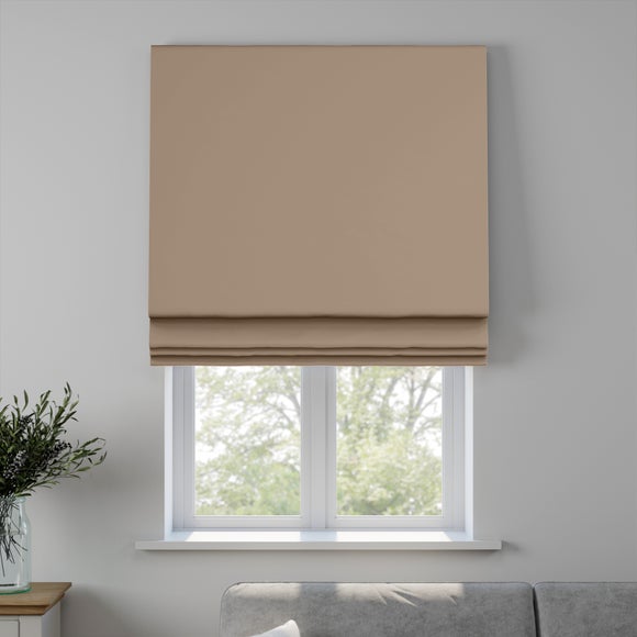 Savanna Made to Measure Fire Retardant Roman Blind Savanna Oatmeal