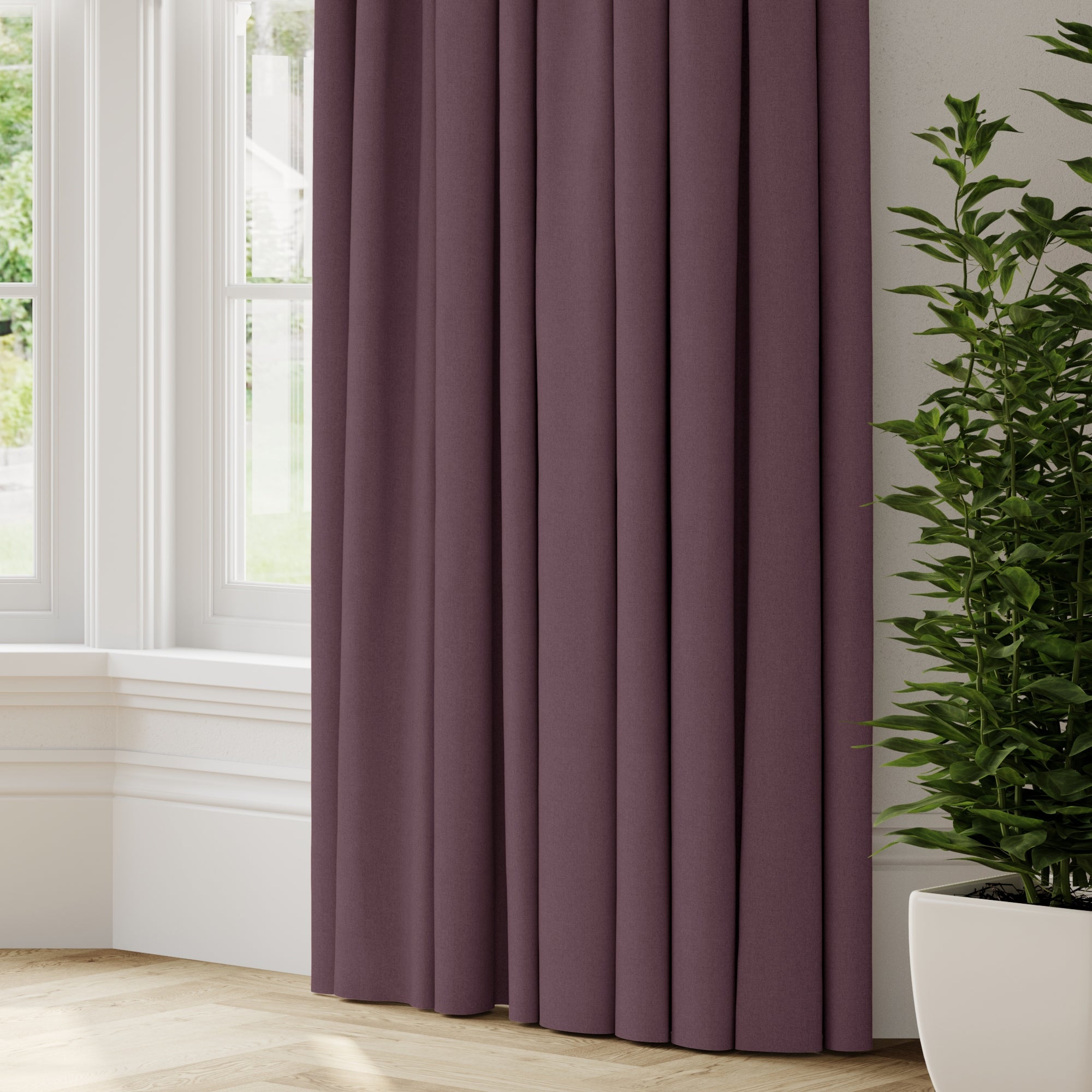 Savanna Made to Measure Fire Retardant Curtains Purple