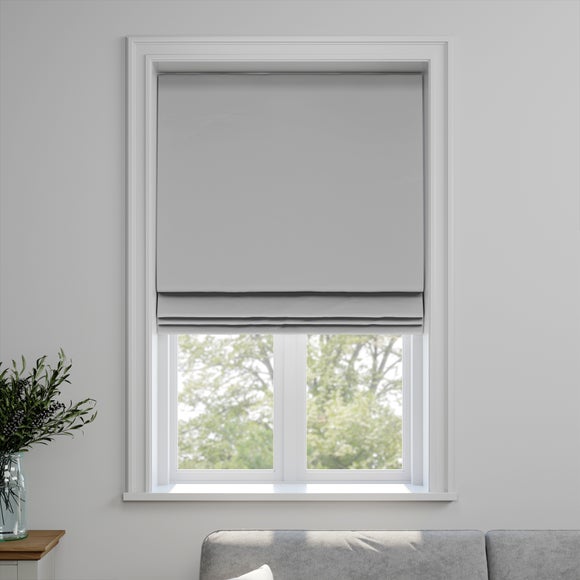 Savanna Made to Measure Fire Retardant Roman Blind Savanna Platinum