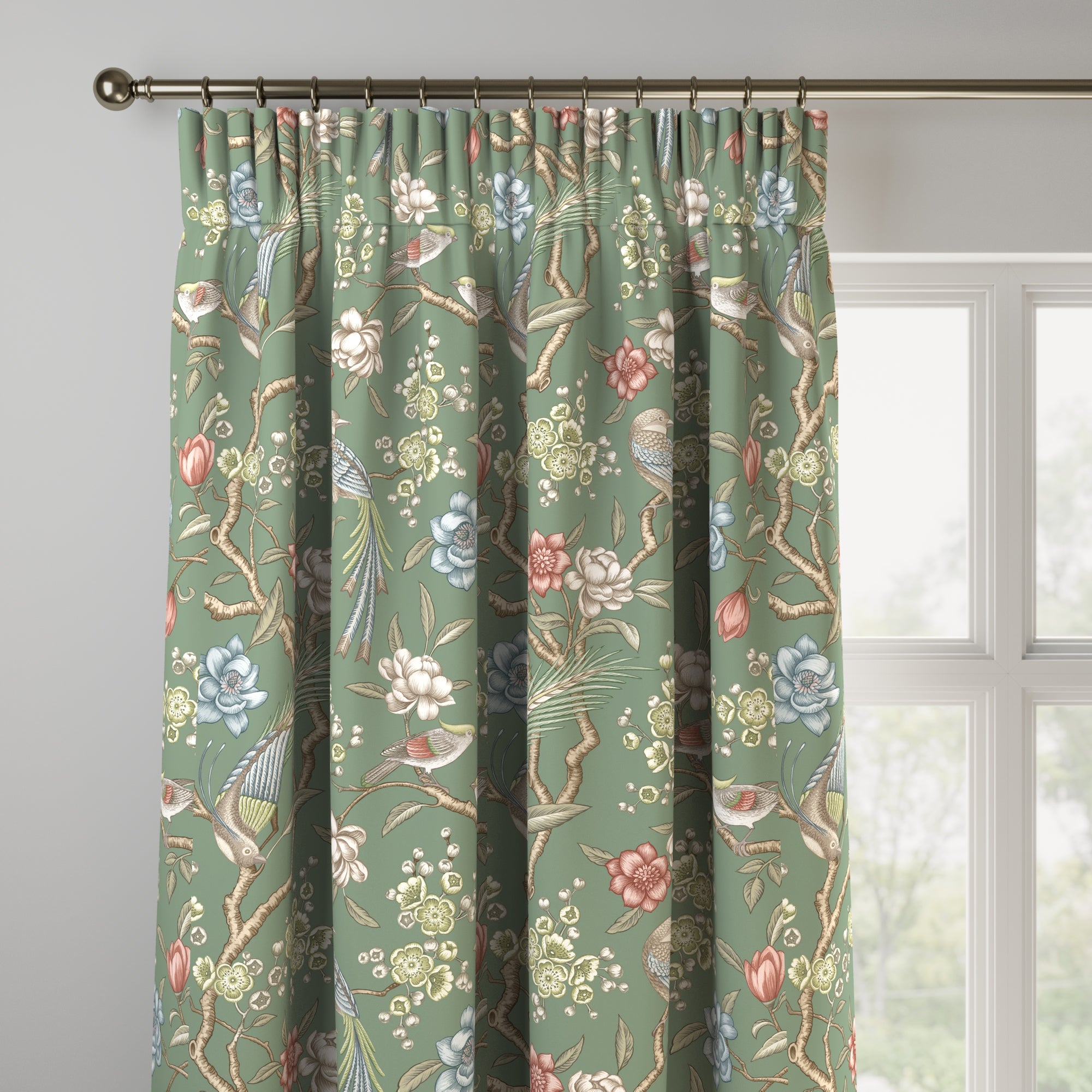 Rana Made to Measure Fire Retardant Curtains Rana Fern