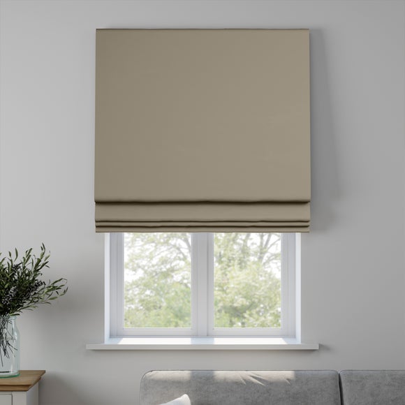 Savanna Made to Measure Fire Retardant Roman Blind Savanna Taupe