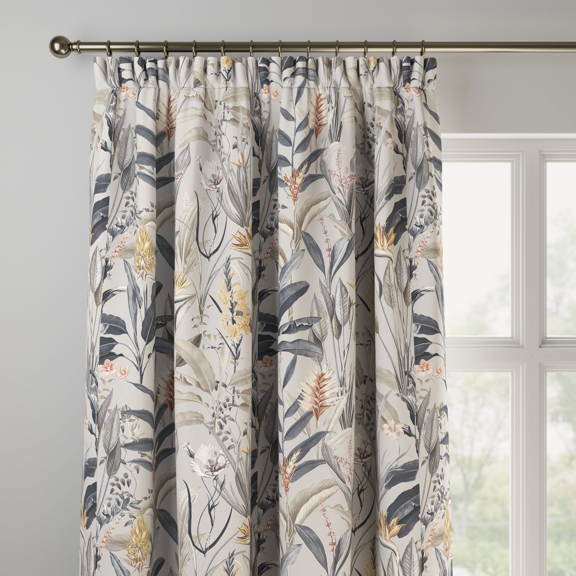 Maya Made to Measure Fire Retardant Curtains Maya Ochre