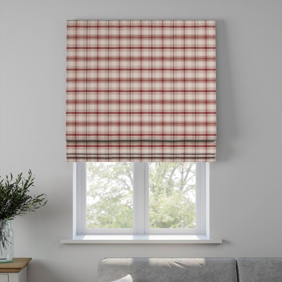 Esk Made to Measure Fire Retardant Roman Blind Esk Bordeaux