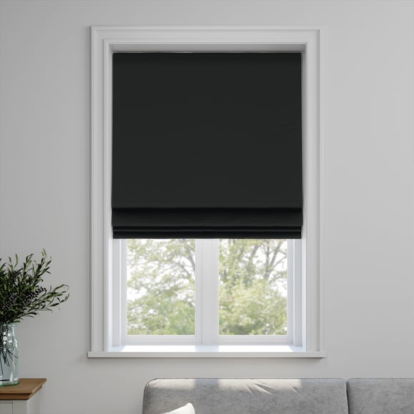 Savanna Made to Measure Fire Retardant Roman Blind Savanna Sapphire