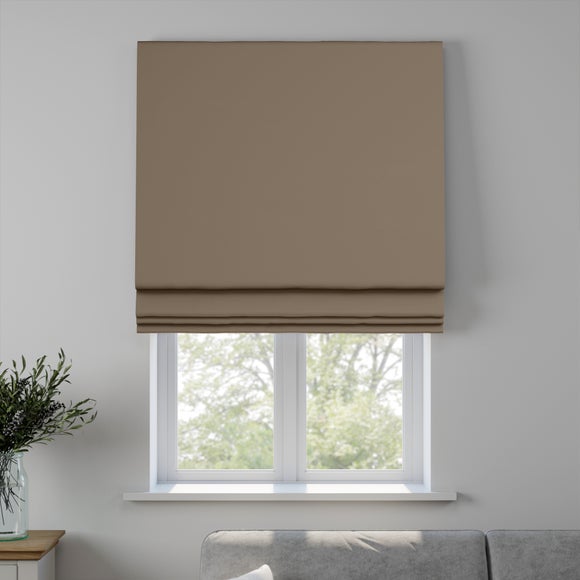 Empire Made to Measure Fire Retardant Roman Blind Empire Mushroom