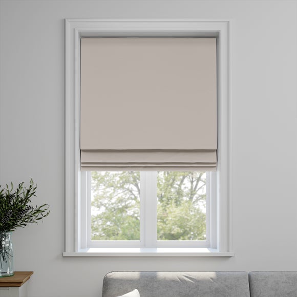 Empire Made to Measure Fire Retardant Roman Blind Empire Zinc