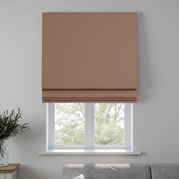 Empire Made to Measure Fire Retardant Roman Blind Empire Woodrose