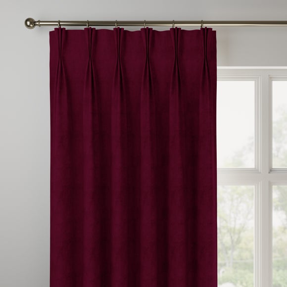 Empire Made to Measure Fire Retardant Curtains Empire Raspberry
