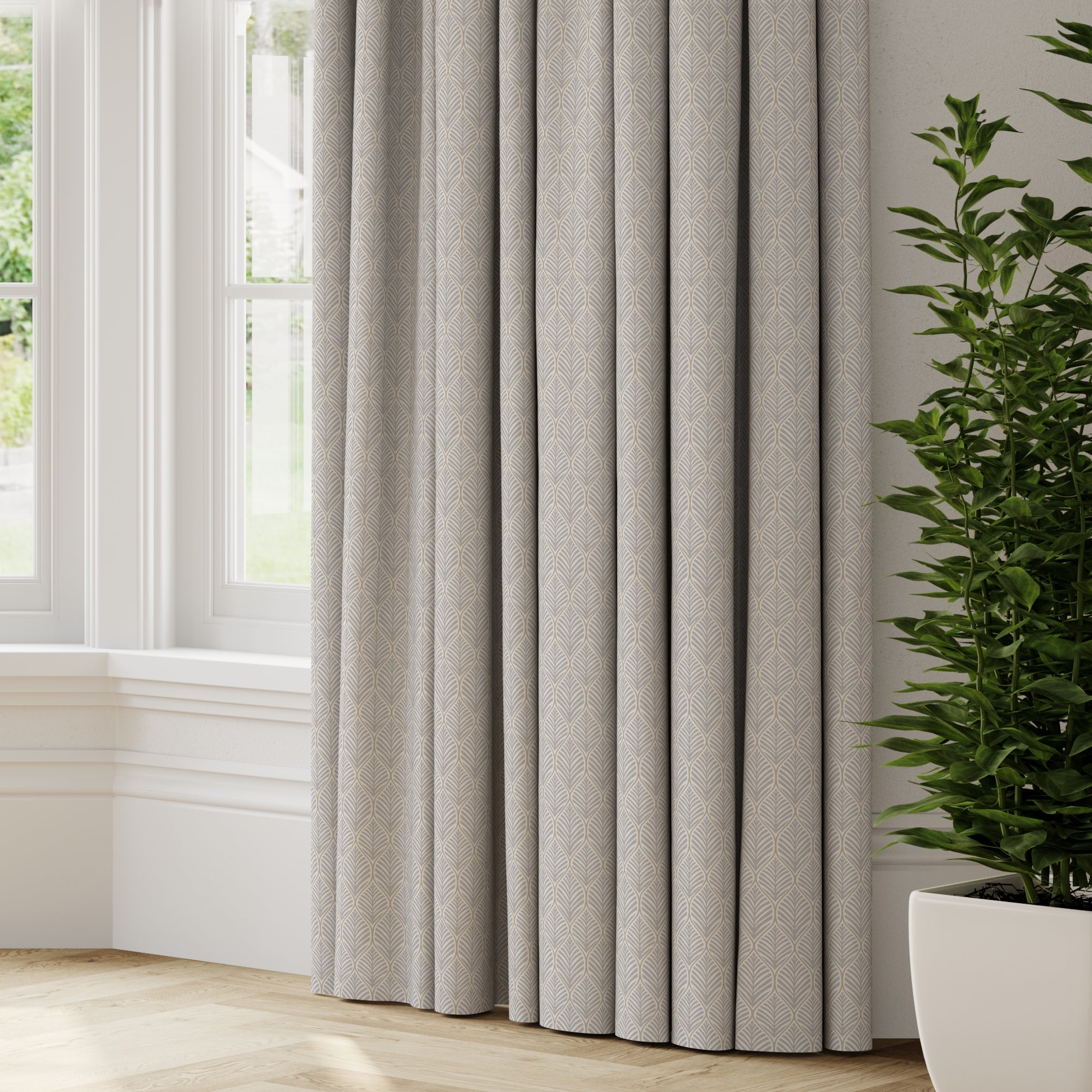 Artel Made to Measure Fire Retardant Curtains grey