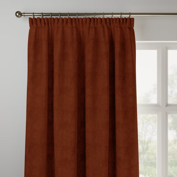Empire Made to Measure Fire Retardant Curtains Empire Burnt Orange