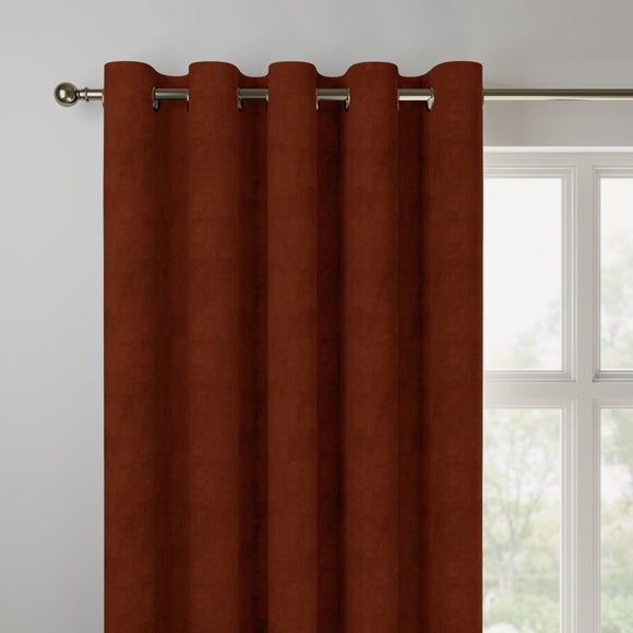 Empire Made to Measure Fire Retardant Curtains Empire Burnt Orange